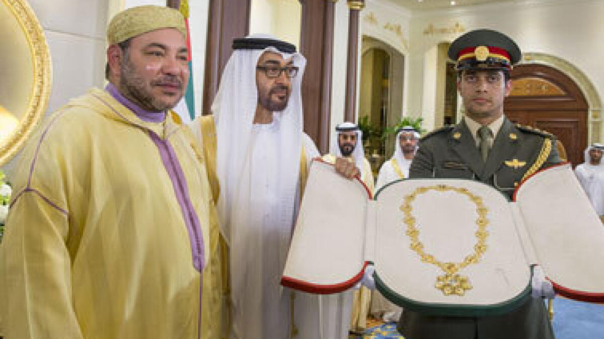 Morocco King honoured with Order of Zayed