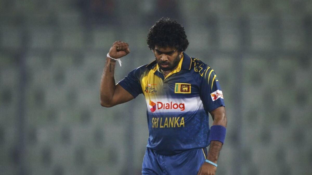 Sri Lankan captain Lasith Malinga. 