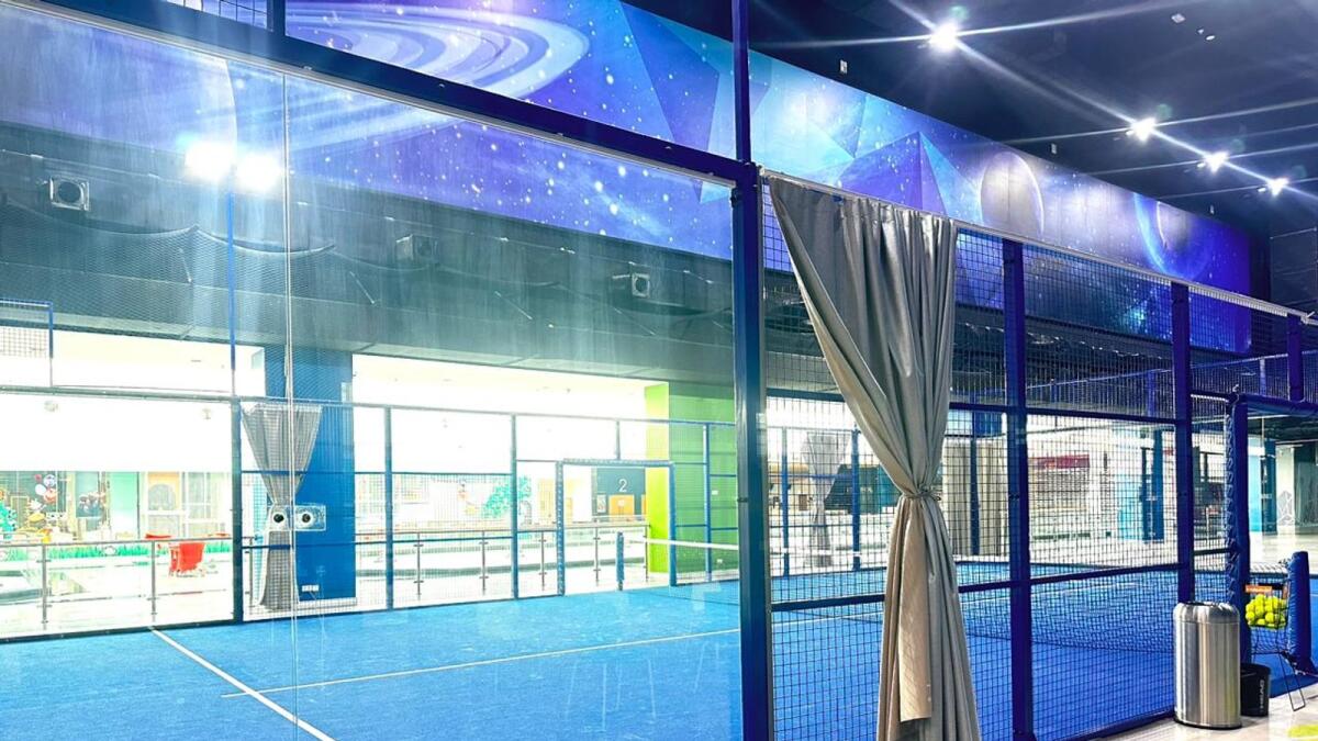The Padel Tennis court at Al Naeem Mall in Ras Al Khaimah. — Supplied photo