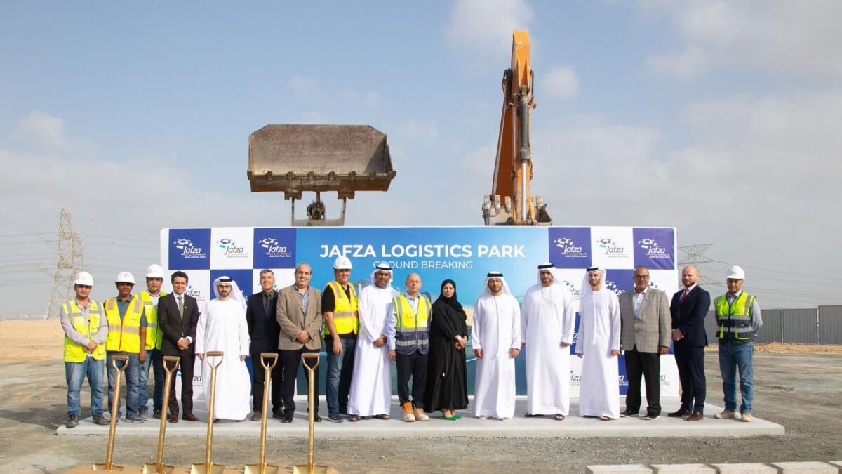 The ground-breaking was attended by Abdulla bin Damithan, CEO and managing director, DP World UAE and Jafza, as well as the company’s leadership team. — Supplied photo
