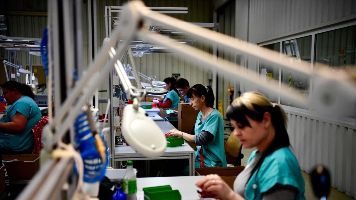 A factory in Veszprem, Hungary. In the eurozone area, activity is expected to rebound slightly after a challenging 2023. — Reuters