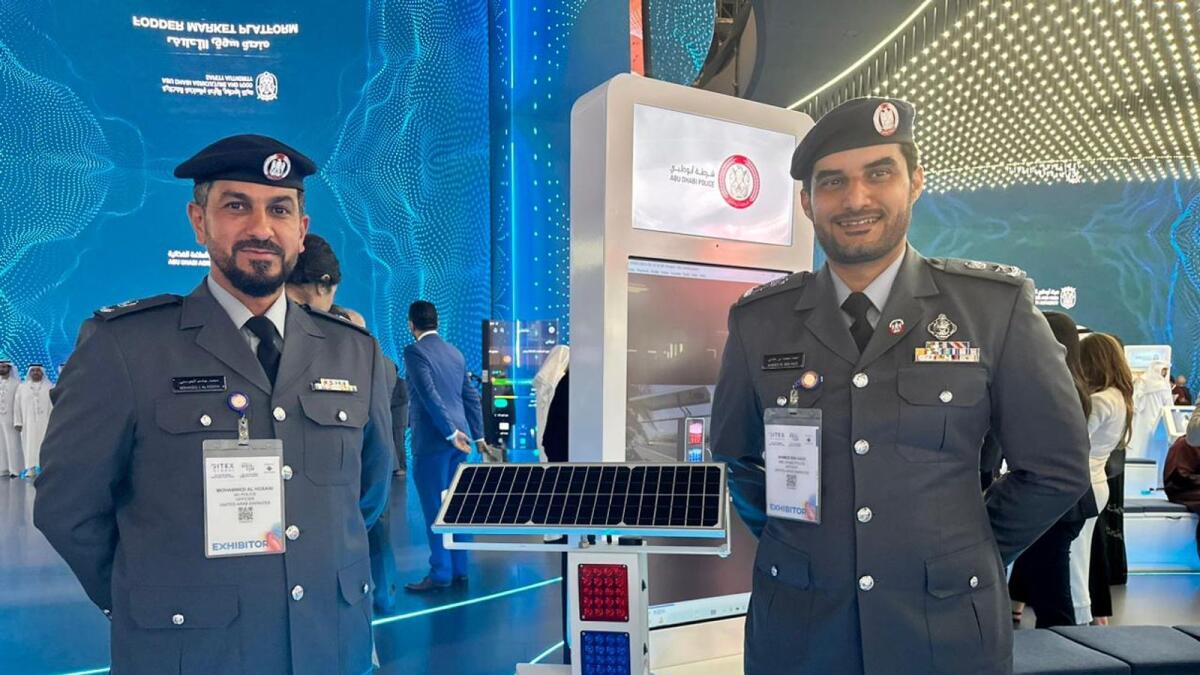 Mohammed AlHosani  and Ahmed bin Hadi from Abu Dhabi Police