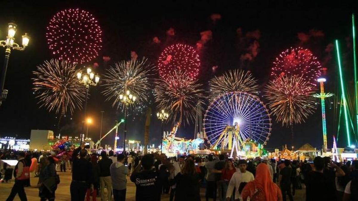 Fireworks are heavily regulated in Dubai