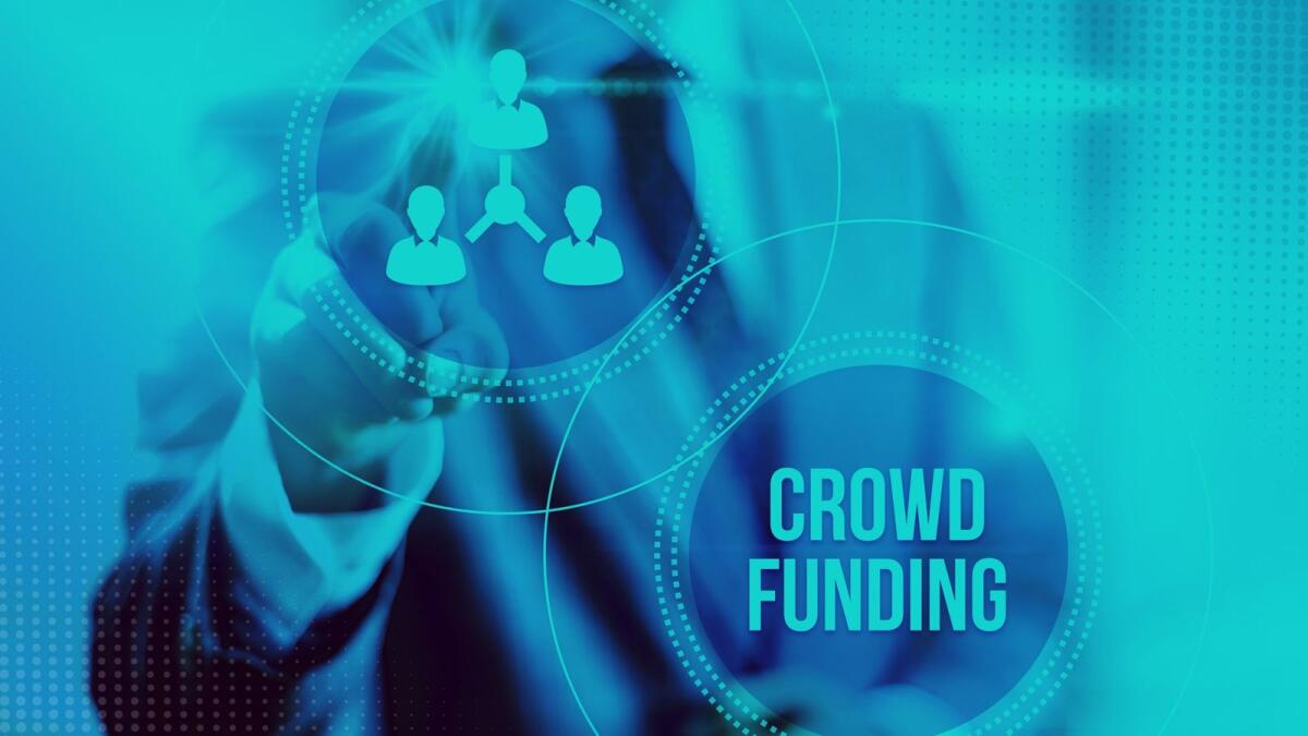 Crowdfunding, a process in which numerous investors are invited to participate in a project or business, has a global market size estimated at $114 billion in 2021. — File photo