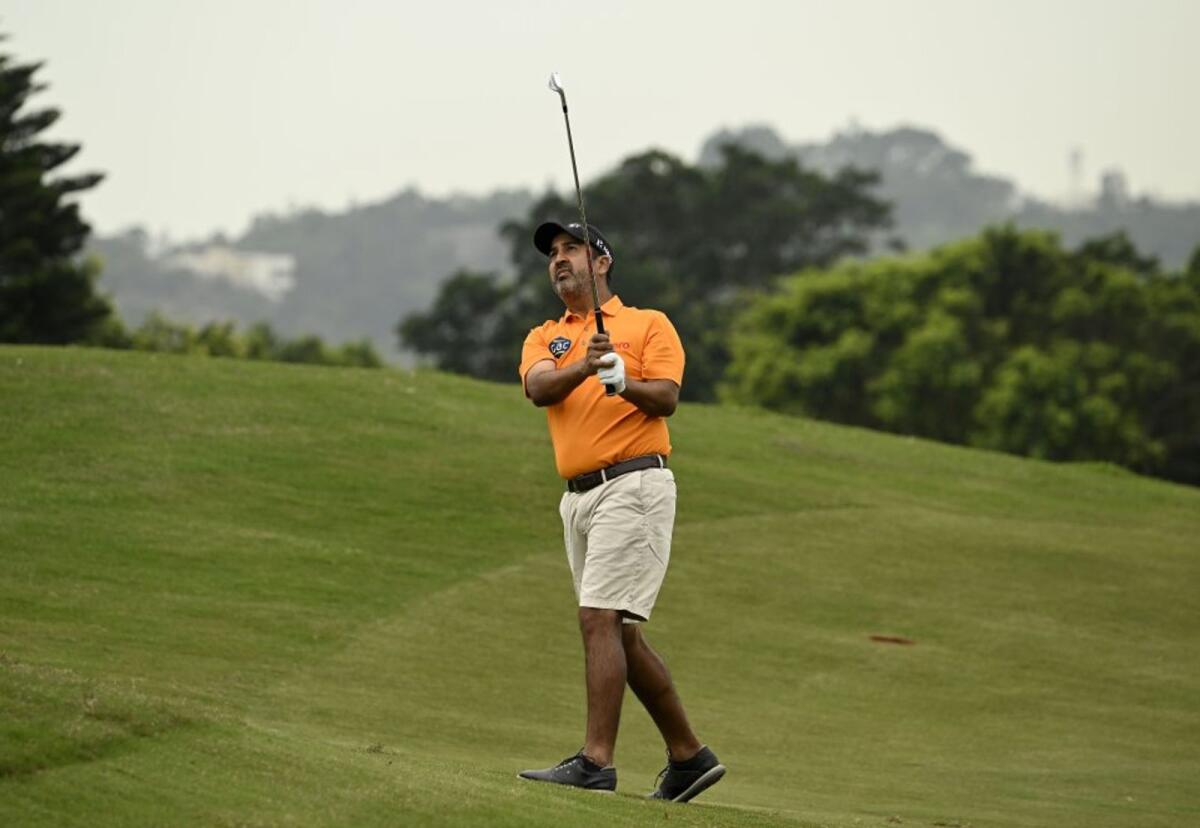 Dubai based Shiv Kapur in action in Macau on the Asian Tour. - Supplied photo