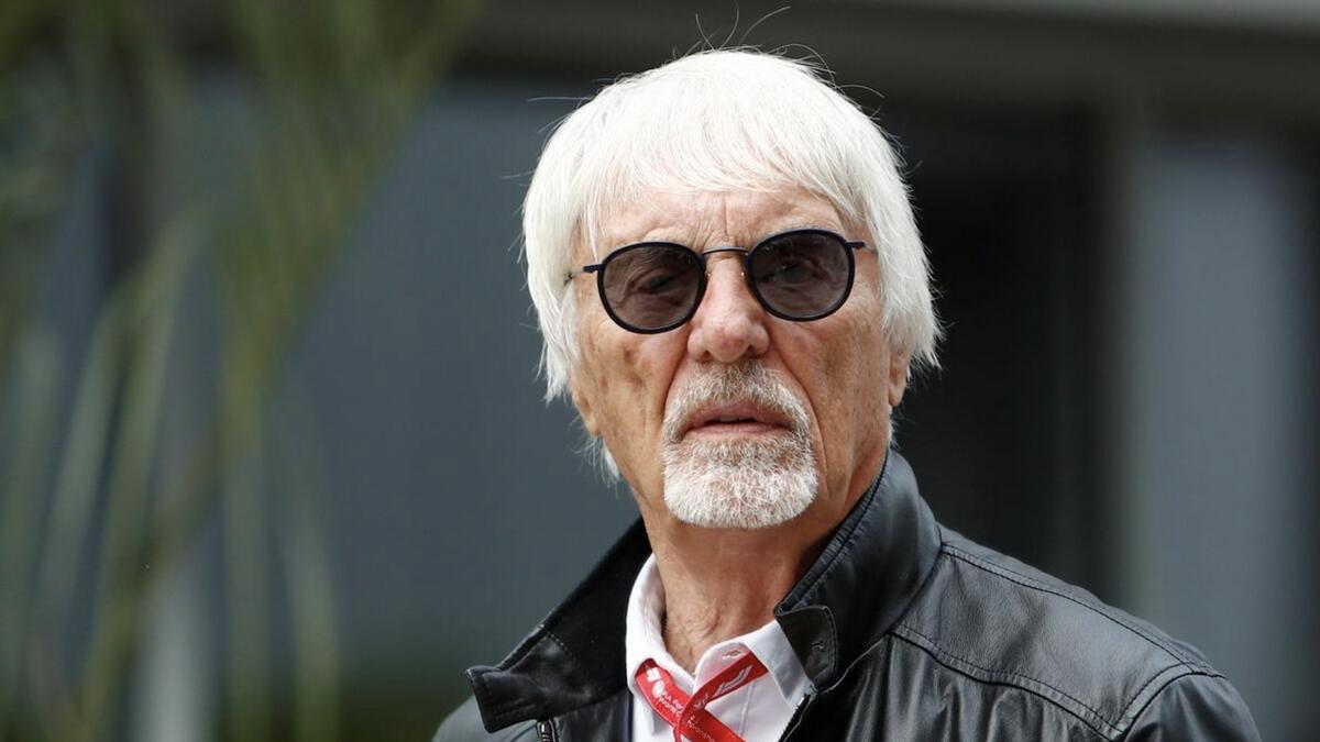 Former F1 boss Bernie Ecclestone. - Reuters file