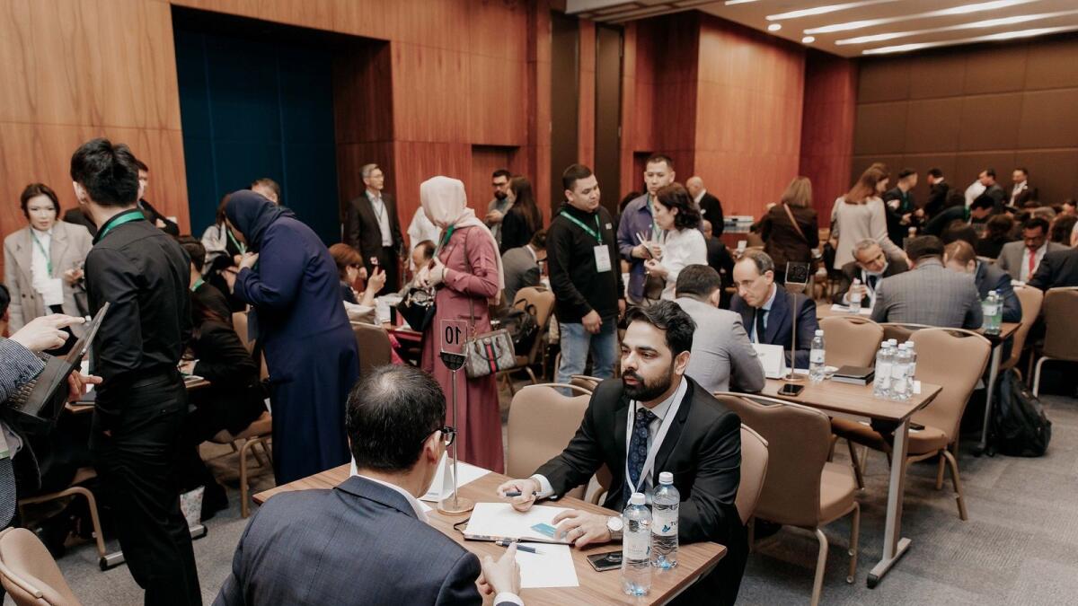 The large delegation comprising 24 Dubai-headquartered companies representing 16 economic sectors attended the business forum in Astana.  - WAM