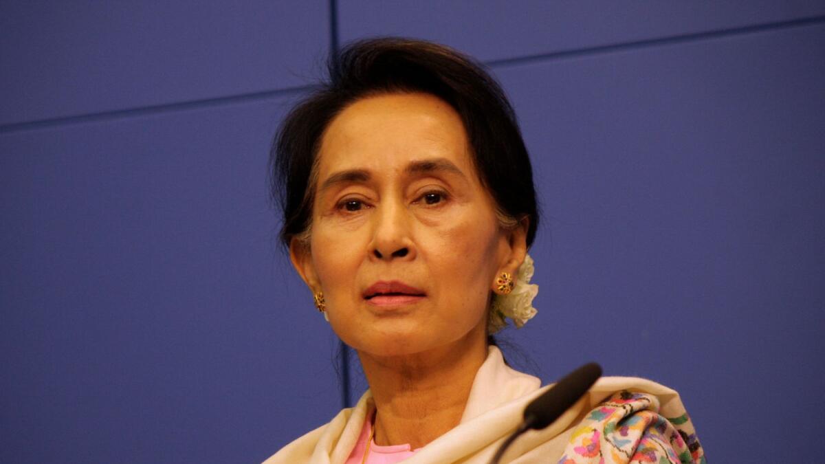 State Counsellor of Myanmar Aung San Suu Kyi