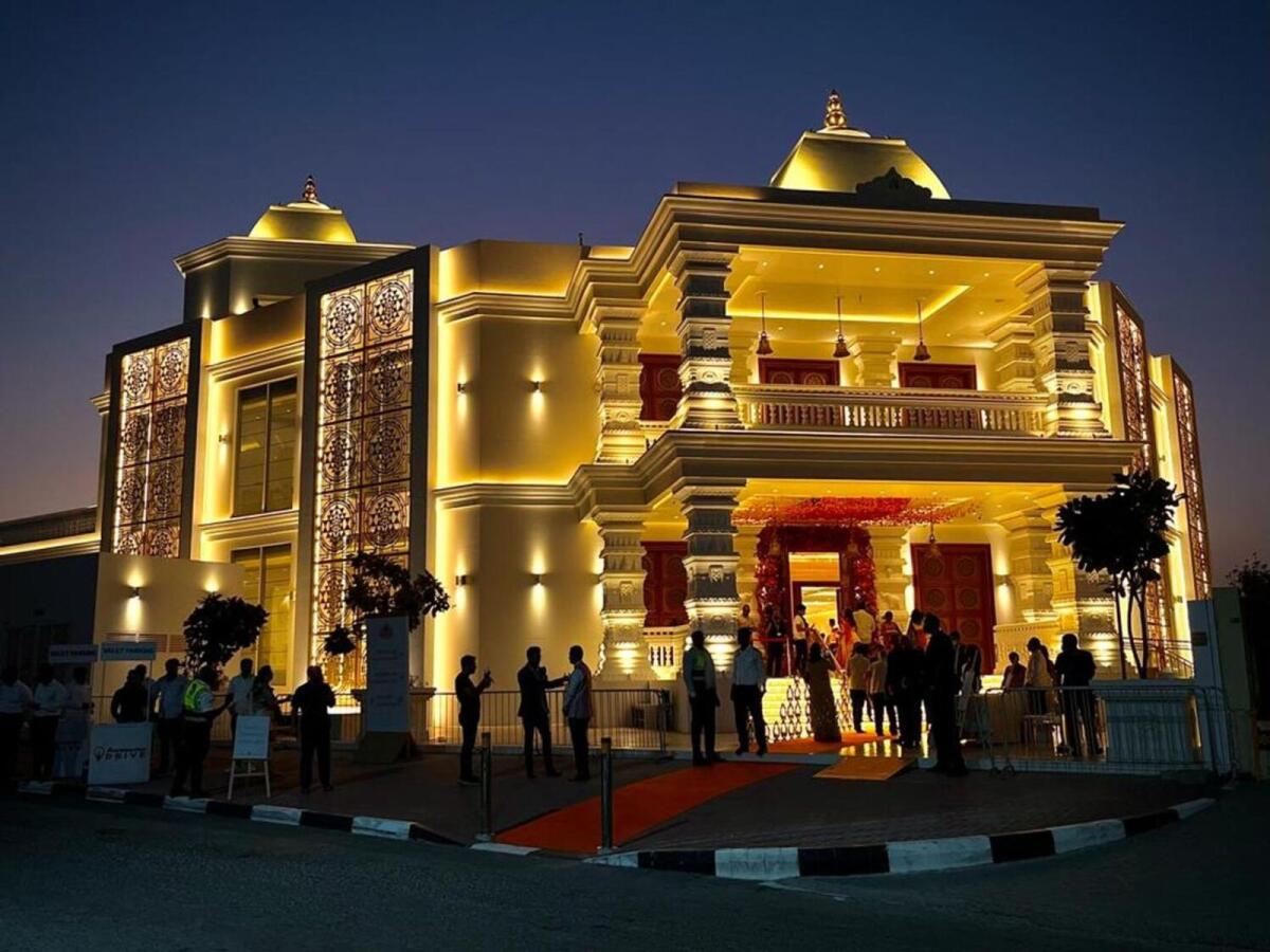 Dubai's new Hindu temple in Jebel Ali's worship village. — KT file
