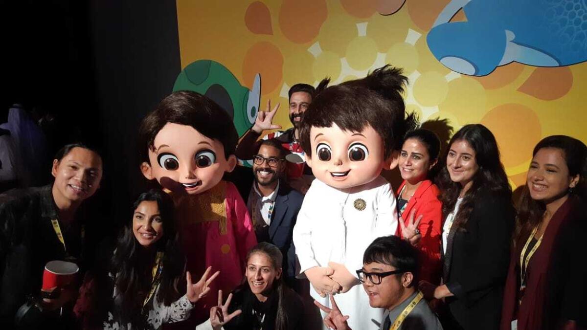 expo 2020, global mascot, planet, unveiling
