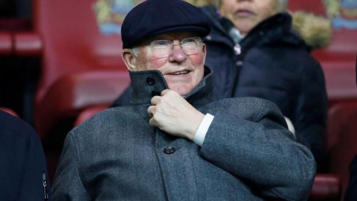 Former Manchester United manager Sir Alex Ferguson. (Reuters)