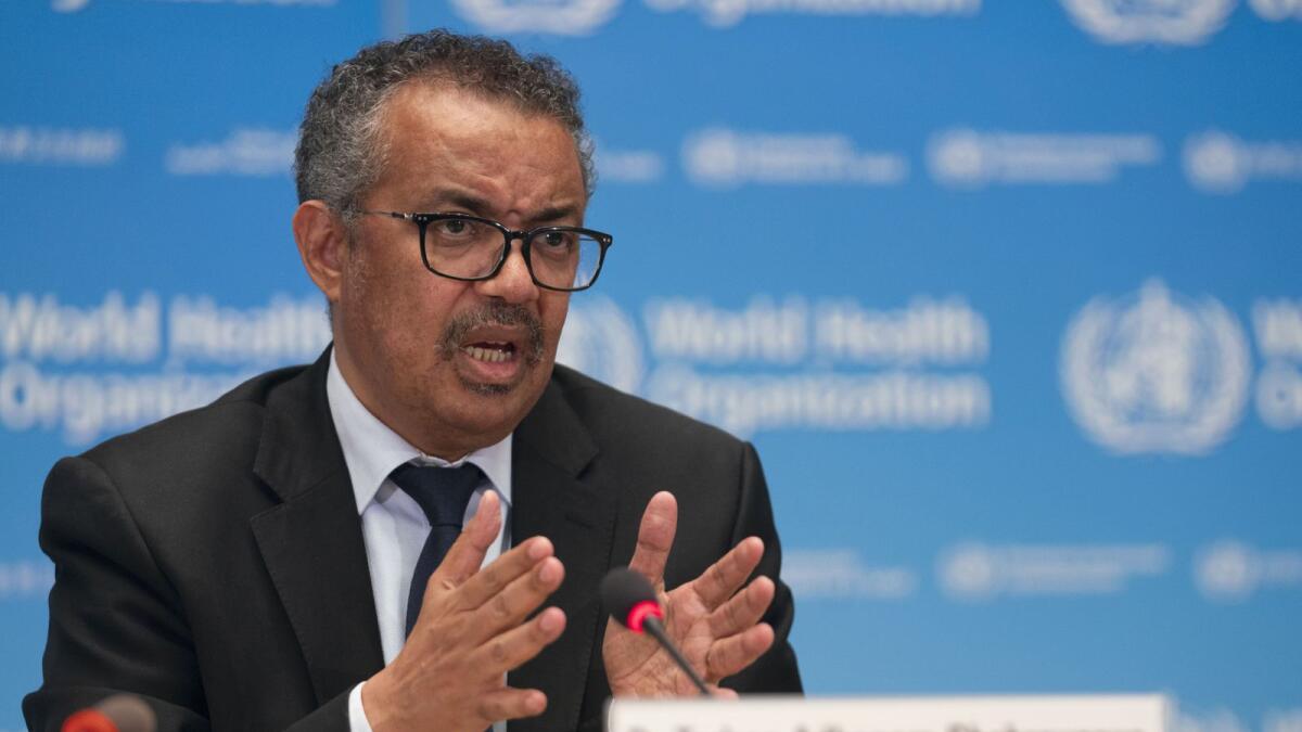 Tedros Adhanom Ghebreyesus, WHO director-general, on Wednesday appealed for $4 billion (Dh14.7 billion) to buy Covid-19 vaccines for distribution in lower and middle-income countries through the COVAX vaccine facility.