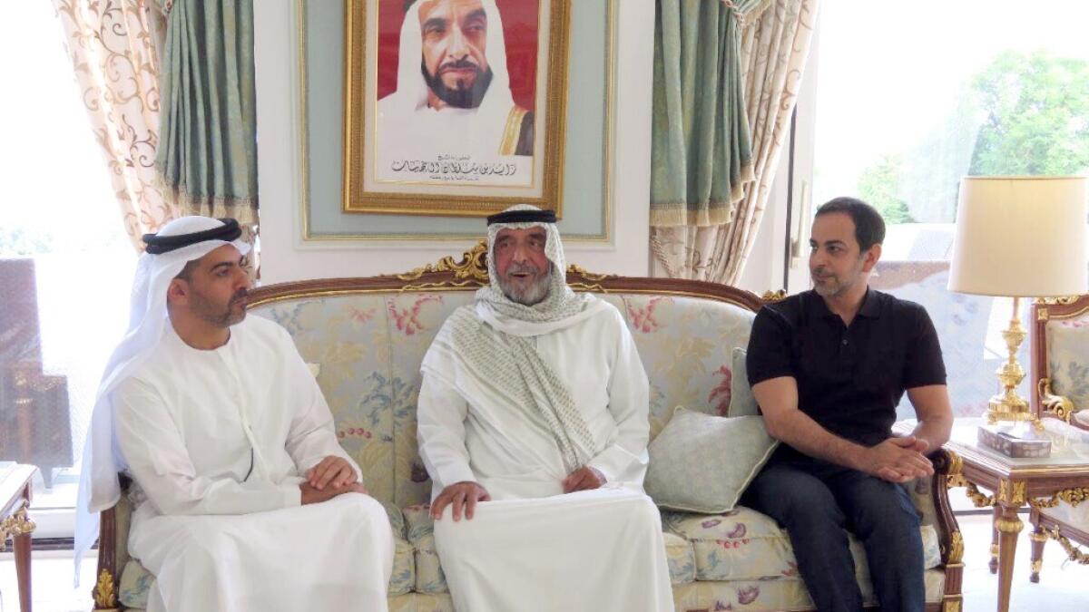UAE President receives royals Hamed, Omar bin Zayed, Mohammed bin Khalifa in Evian