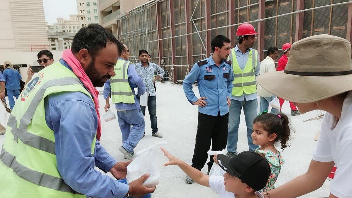 Three-year-old spends birthday donating Iftar in Dubai