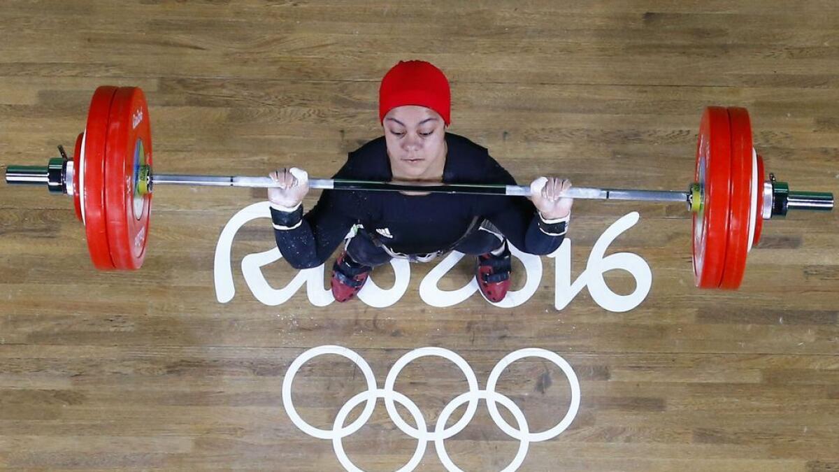 Sara Ahmed wins Egypts first Rio Olympic medal in weightlifting
