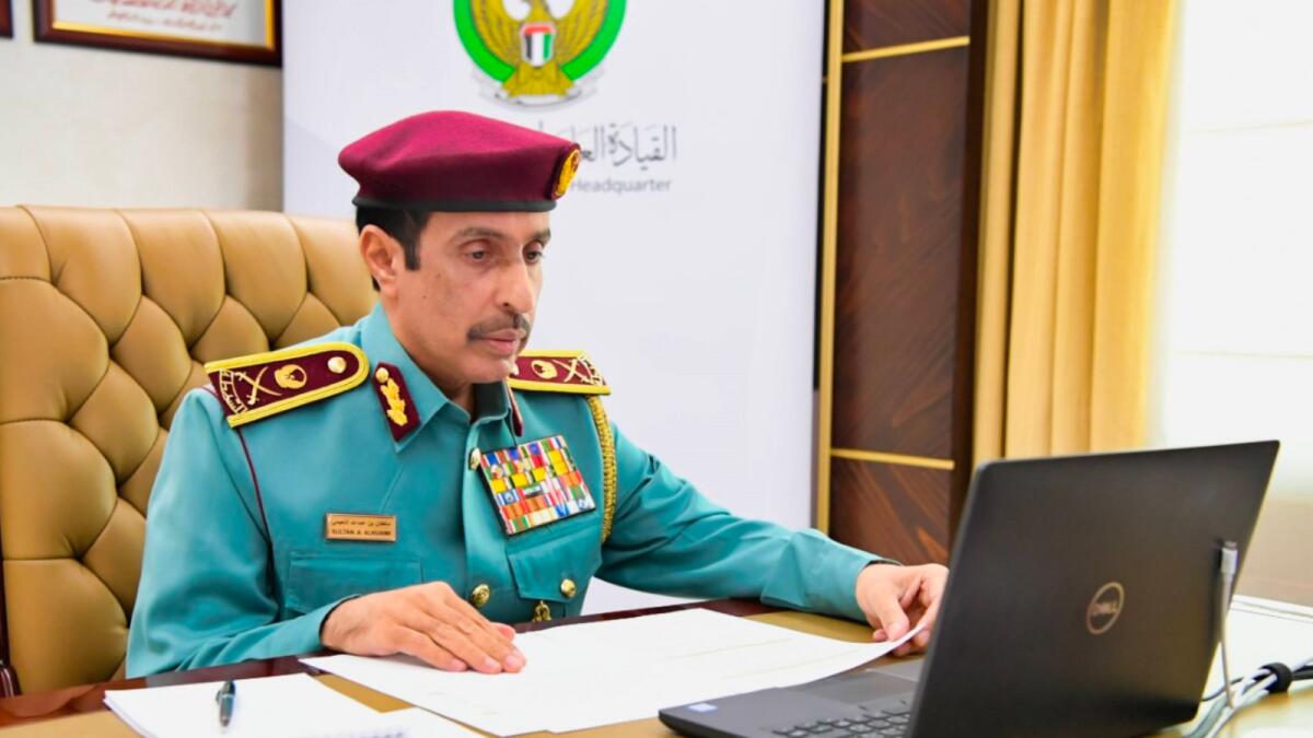 Major-General Sheikh Sultan bin Abdulla Al Nuaimi, Commander-in-Chief of the Ajman Police.