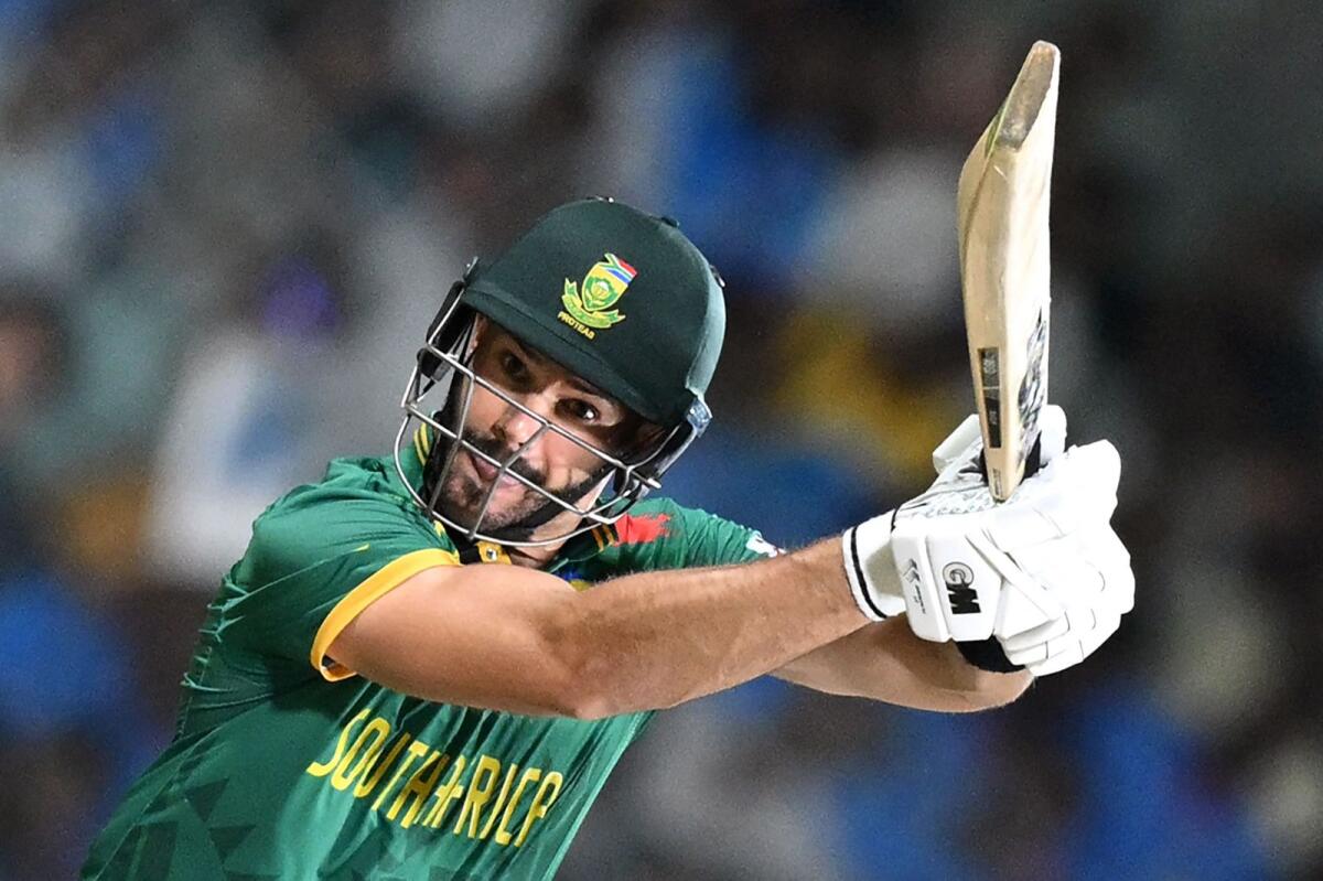 South Africa's Aiden Markram played a terrific knock under pressure. - AFP