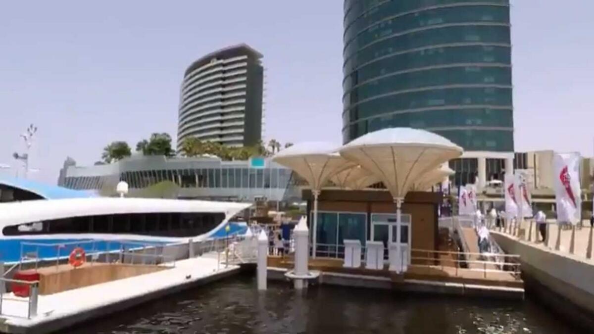 Video: UAEs first floating station to connect Dubai metro, buses 
