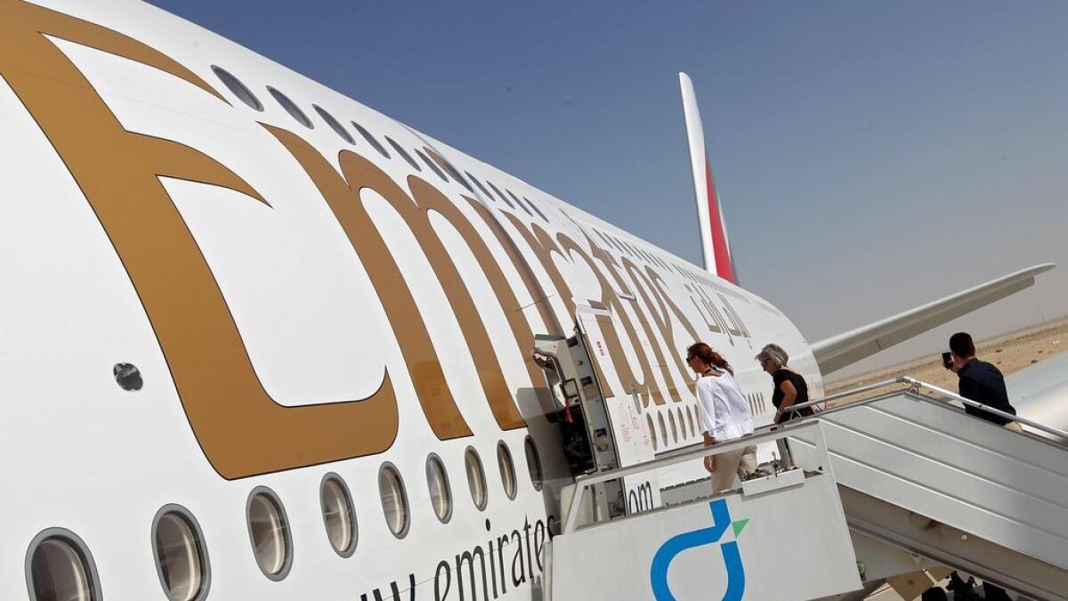 Emirates A380 draws in over 18,000 visitors at Dubai Airshow
