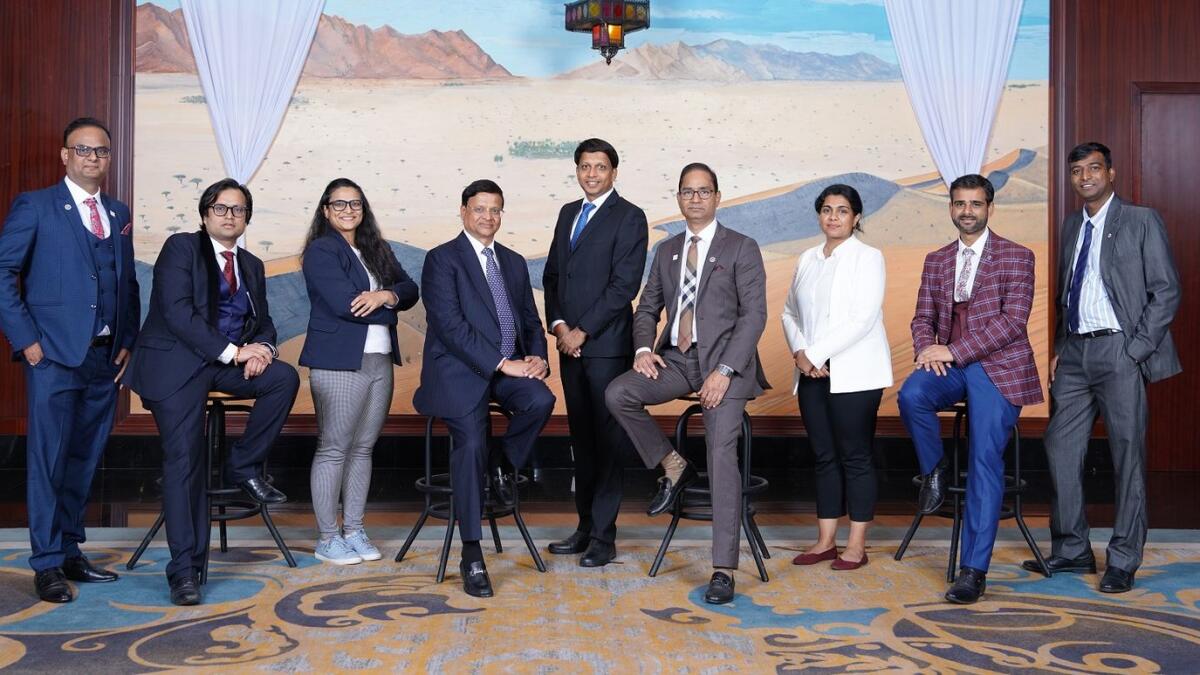 The new members of the ICAI Dubai executive committee. - Supplied photo