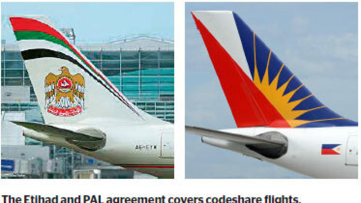 Etihad Airways, PAL form strategic partnership