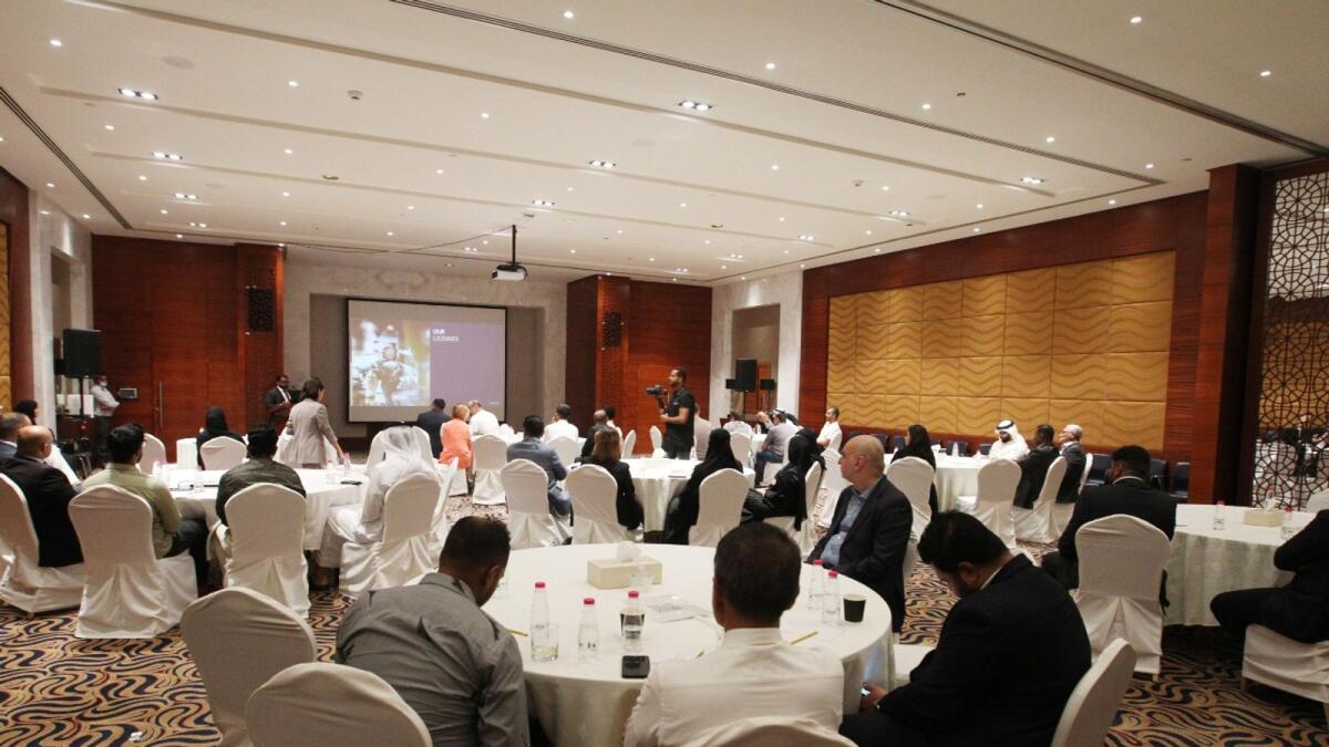 The chamber briefed the Russian trade mission on Sharjah’s business advantages and facilities. — Supplied photo