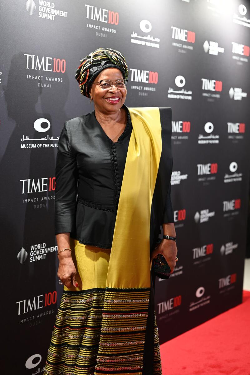 Former freedom fighter and first Education Minister of Mozambique, Graça Machel