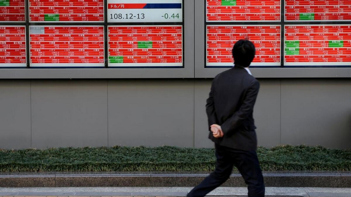 * Asian shares inched up on Wednesday following buoyant US manufacturing indicators and a rally in US tech shares, with investors also expecting more policy support from Washington.