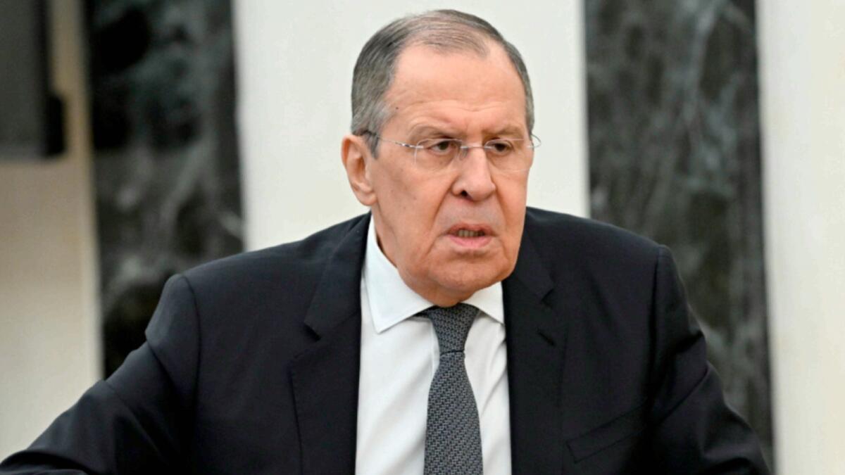 Russian Foreign Minister Sergey Lavrov. — AP