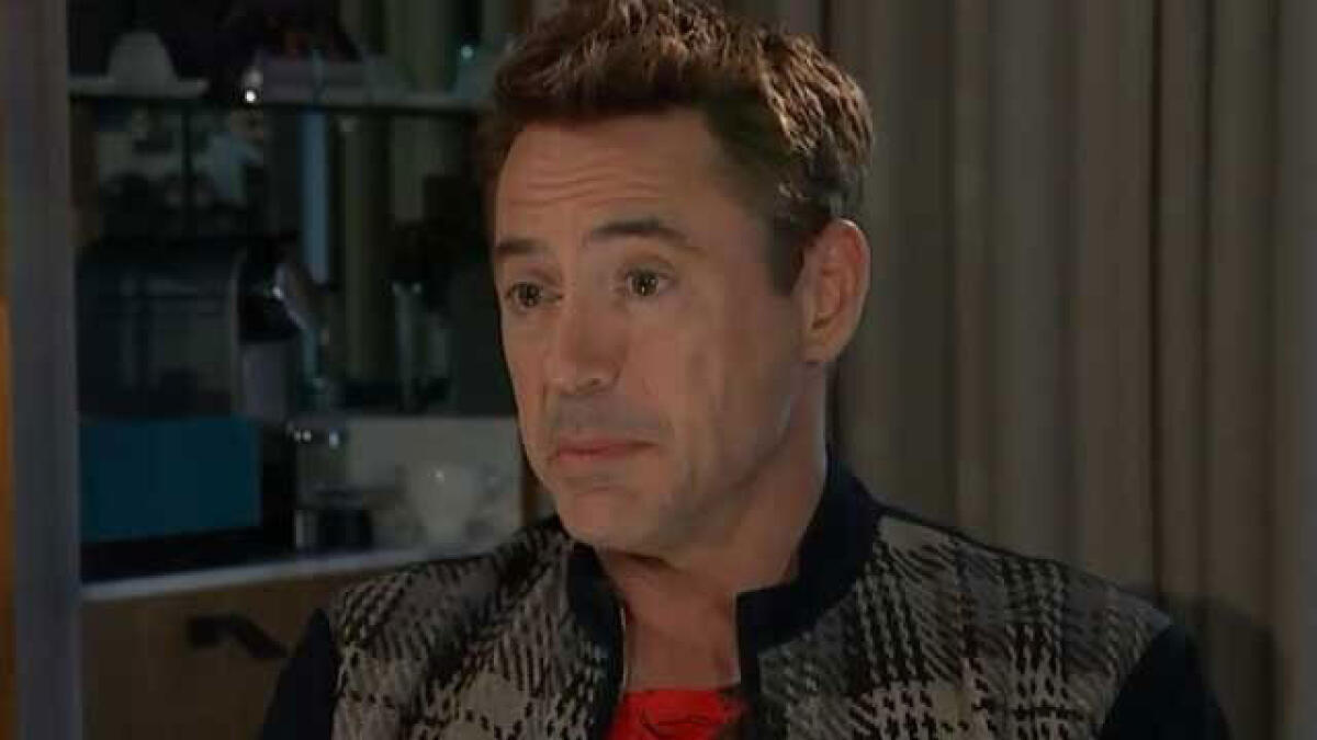Watch: Robert Downey Jr. walks out on interviewer asking about jail and drugs