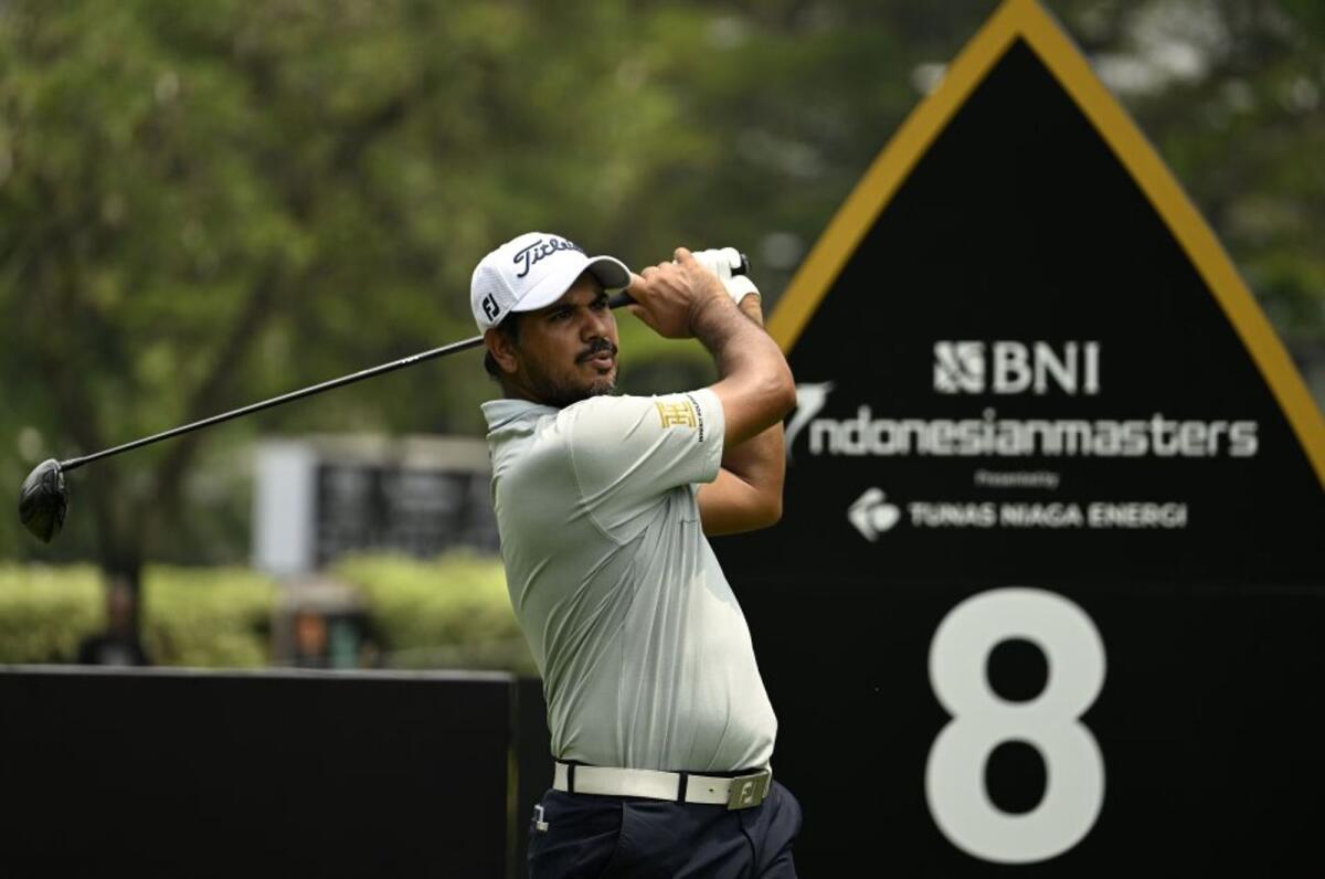 Dubai Golden VISA Awardee Gaganjeet Bhullar, leading after day one on the Asian Tour in Indonesia. - Supplied photo