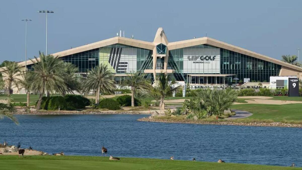 Abu Dhabi Golf Club is all set for the LIV Golf Promotions this week. - Supplied photo