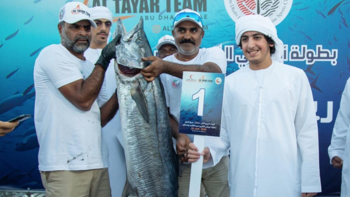 kingfish, abu dhabi, auction, emirates red crescent, Abu Dhabi Grand Fishing Tournament for King Fish and Cobia