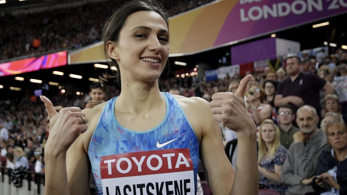 The Russian federation's handling of the doping crisis has angered some of the country's top athletes, including three-time world high jump champion Maria Lasitskene. (Reuters)