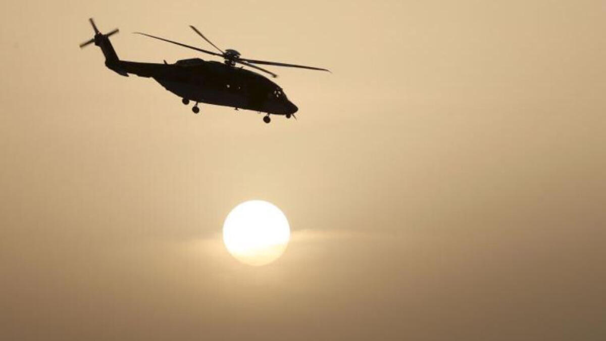 Twelve soldiers martyred as Saudi helicopter goes down in Yemen