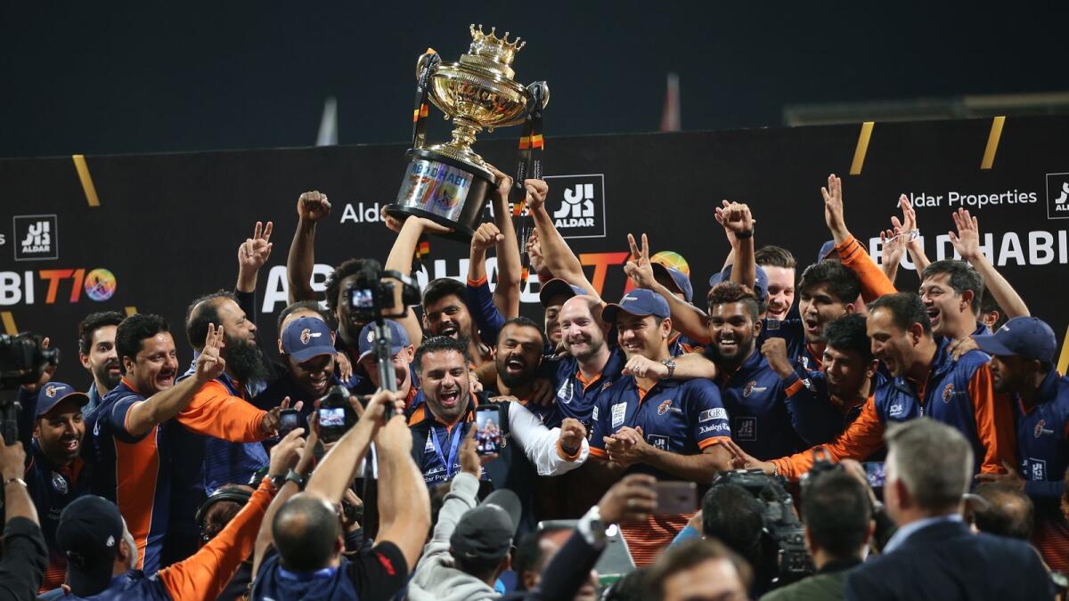 Maratha Arabians won the 2019 T10 tournament. (KT file)