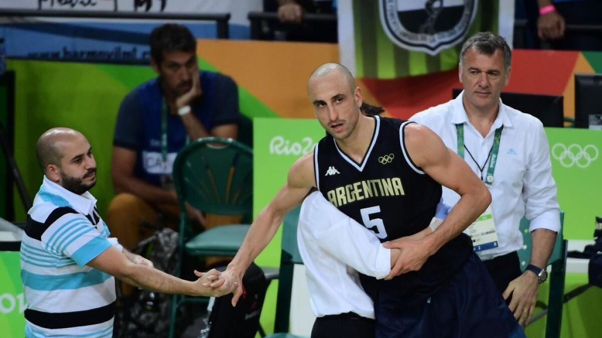 Olympics: End of an era for Argentinas Ginobili, Golden Generation