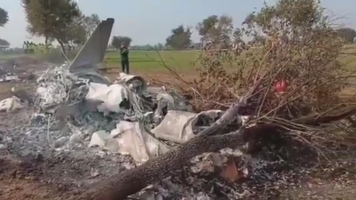 pakistan air force, plane crash, paf