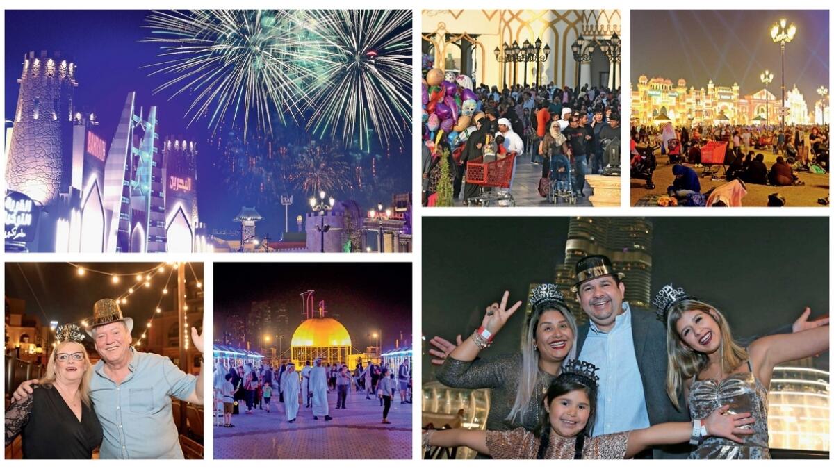 Night-long party on last day of 2018 in UAE
