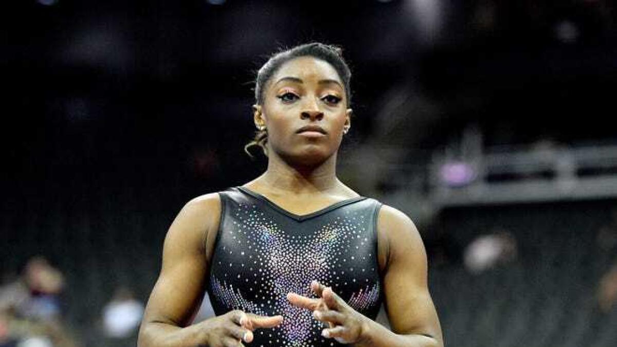 Simone Biles is the most decorated gymnast in world championship history
