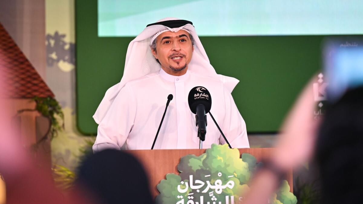 Ahmed bin Rakkad Al Ameri CEO of Sharjah Book Authority. KT Photo: Muhammad Sajjad