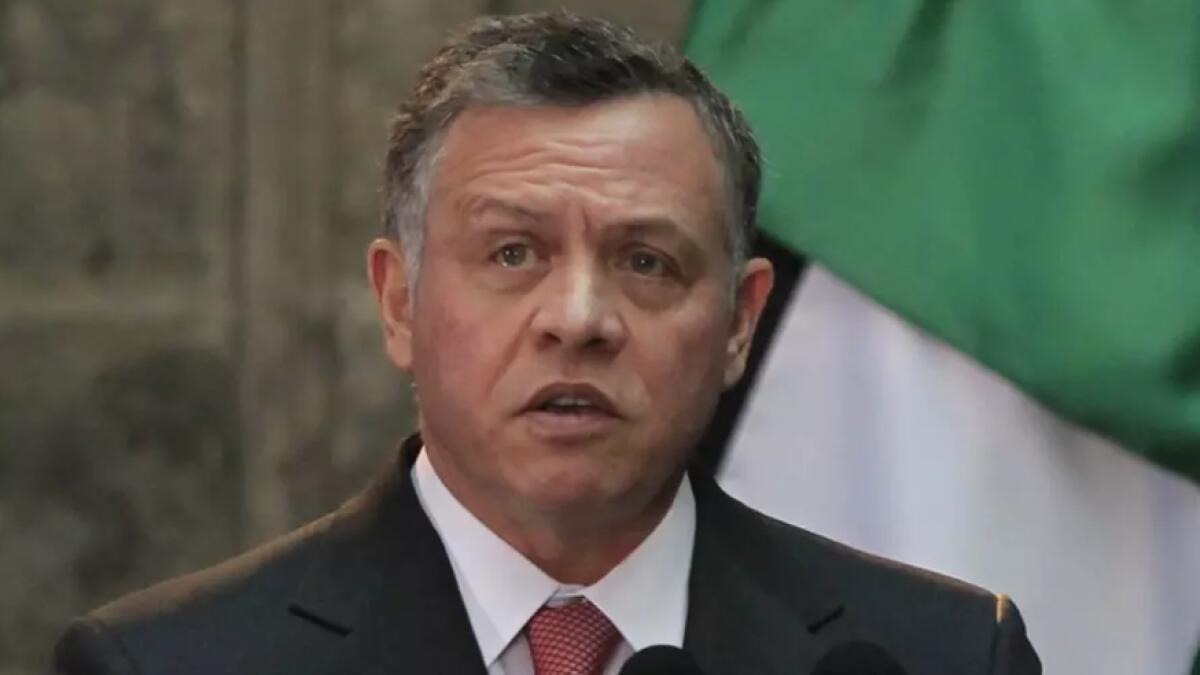 King of Jordan renews full support for Palestinian leadership, people