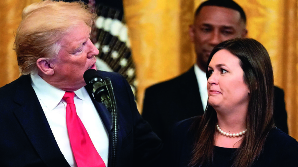 White House spokeswoman Sarah Sanders to leave job by months end