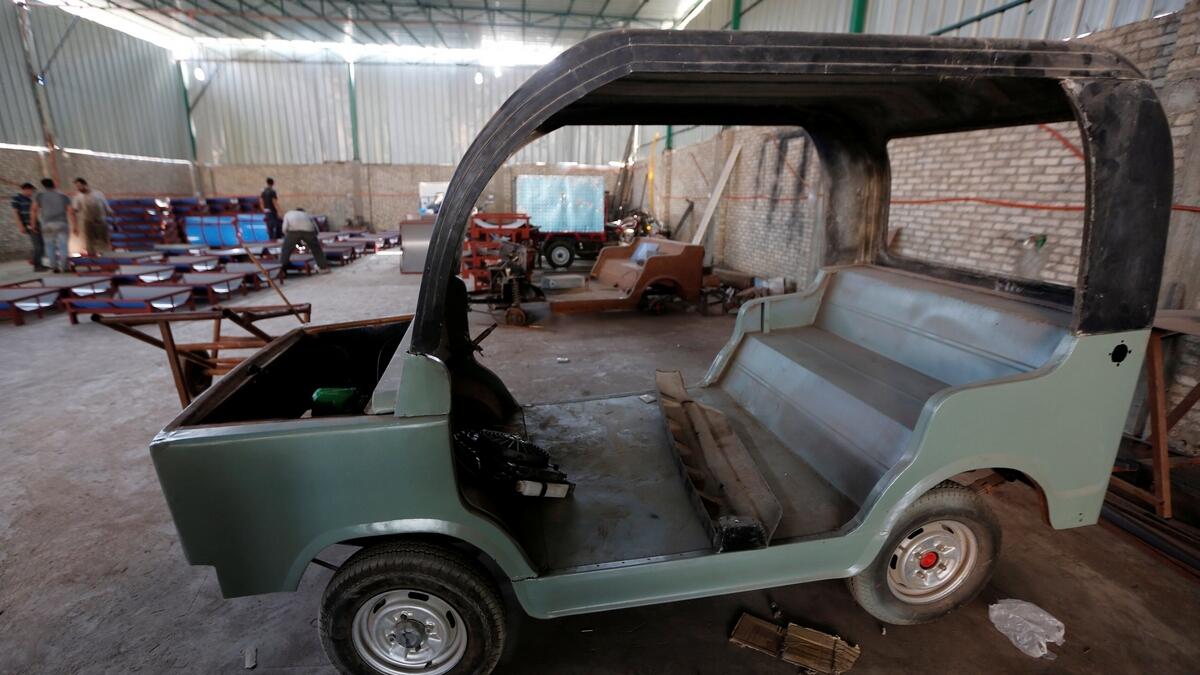 Mini car poses new home-grown challenge to Egypts auto rickshaw
