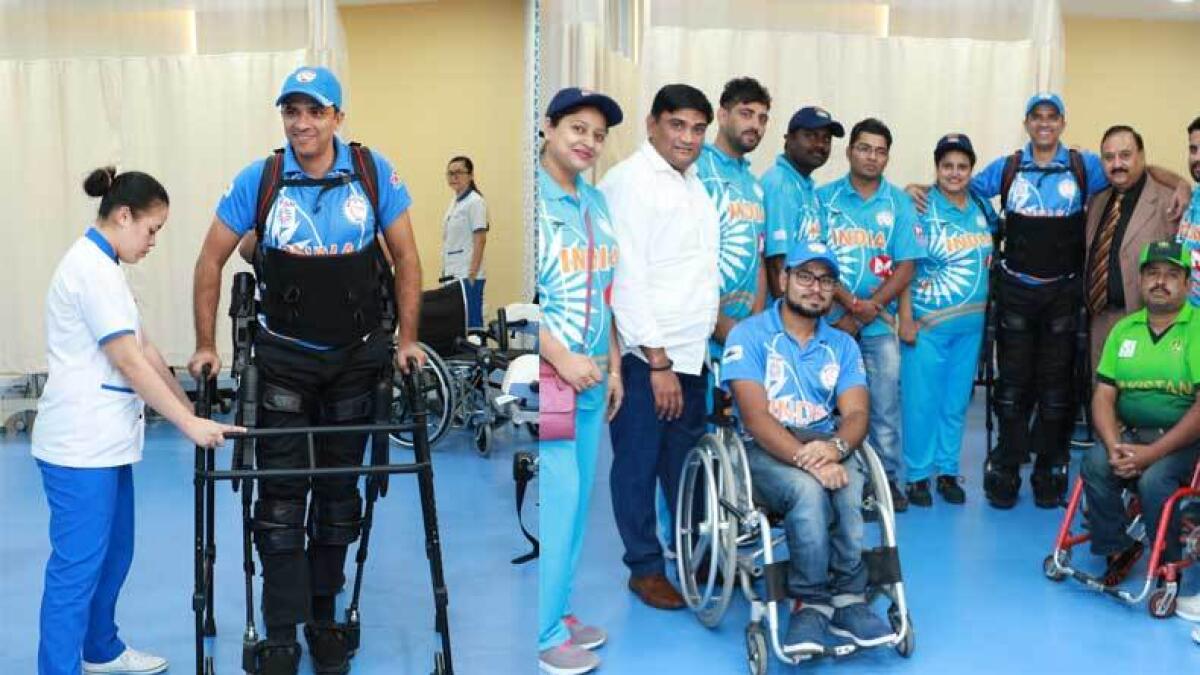 Wheelchair-bound cricketer walks for first time in UAE after 11 years