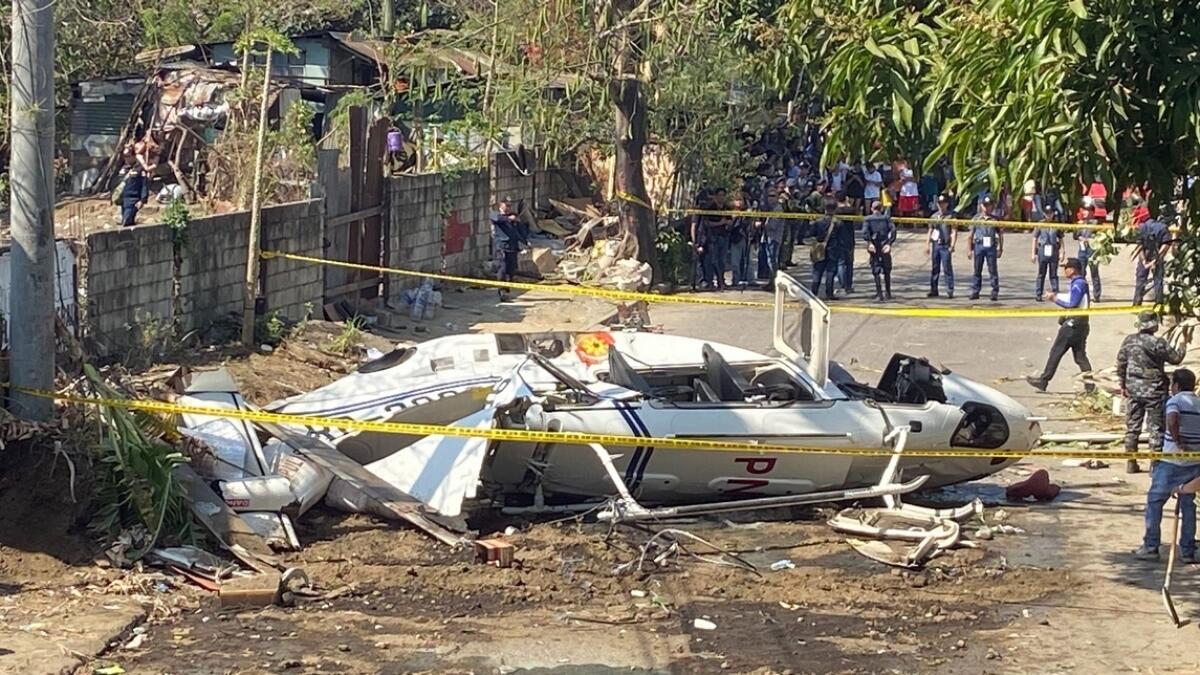 philippines, police chief, injured, chopper crash, gamboa