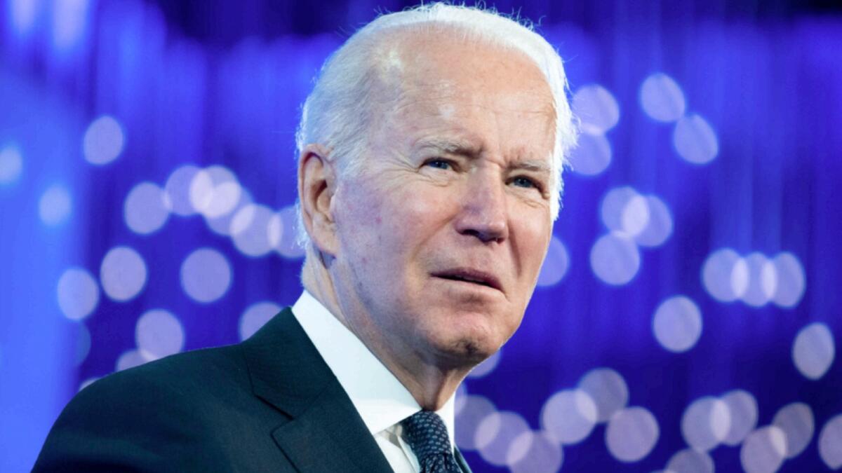 Joe Biden. — AFP file