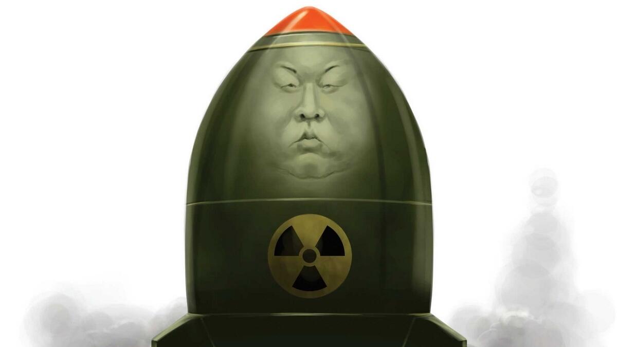 The “nuclear shadow” cast by countries with nuclear weapons provides them with greater leverage in dealing with the US and narrows America’s menu of choice for exercising power.- KT illustration by Santhosh Kumar