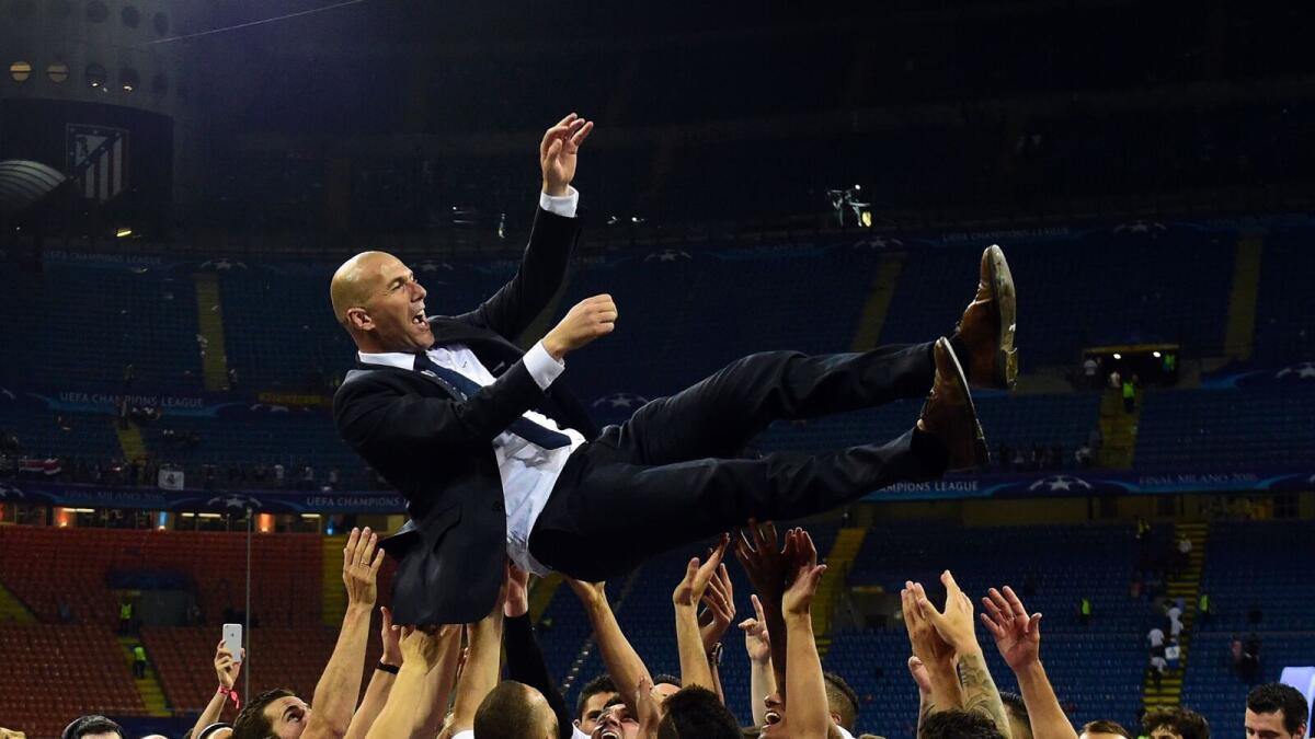 Real is club of my life, Zizou claims after winning Champions League title