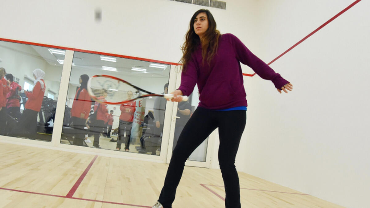 Champion squash star Al Sharbini graces AWST